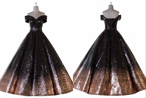 glitter black gold ball gown evening quinceanera dresses off the shoulder with cap sleeves sequins prom pageant formal dress gown, Black;red
glitter black gold ball gown evening quinceanera dresses off the shoulder with cap sleeves sequins prom pageant formal dress gown, Black;red