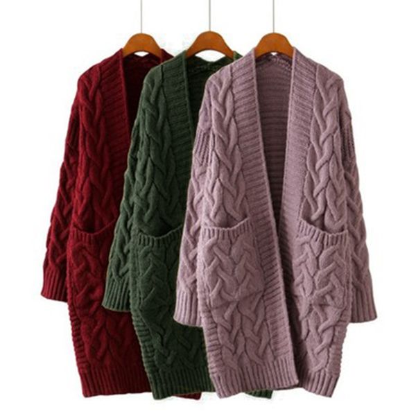 laamei korean winter women's new 2019 loose long sleeve knit sweater cardigan coat thick winter women cardigans sweater, White
laamei korean winter women's new 2019 loose long sleeve knit sweater cardigan coat thick winter women cardigans sweater, White