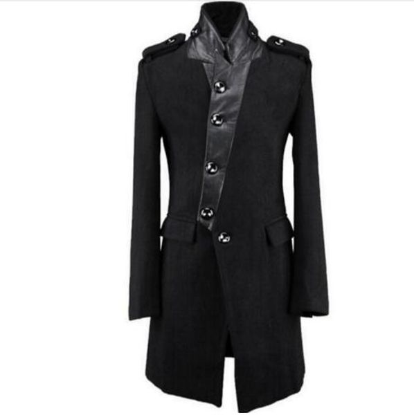 s-6xl new men's winter thick coat british long section stitching woolen coat woolen windbreaker plus size singer costumes, Black
s-6xl new men's winter thick coat british long section stitching woolen coat woolen windbreaker plus size singer costumes, Black
