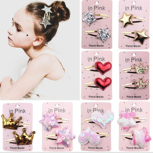 new children's hairpin pentagonal heart shaped crown bb clip baby hair jewelry 73 styles ing, Slivery;white
new children's hairpin pentagonal heart shaped crown bb clip baby hair jewelry 73 styles ing, Slivery;white