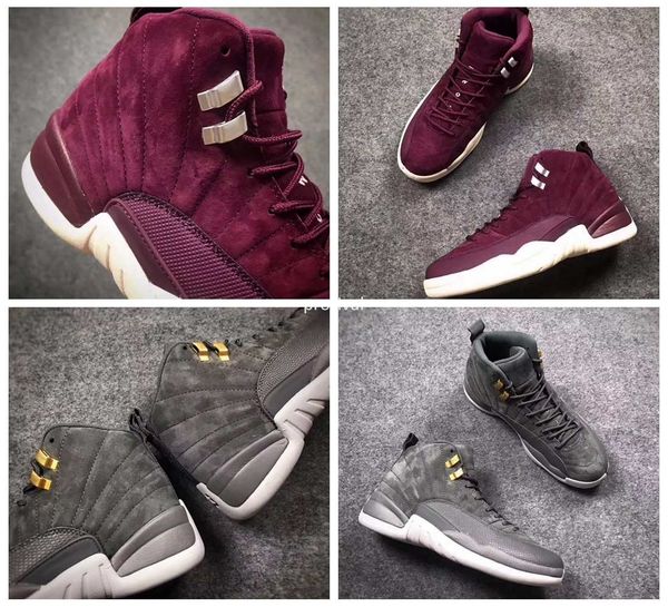 12 xii bordeaux men basketball shoes 12s wine red purple midnight dark cool grey suede sports trainers sneakers basket ball shoe size 8-13
12 xii bordeaux men basketball shoes 12s wine red purple midnight dark cool grey suede sports trainers sneakers basket ball shoe size 8-13