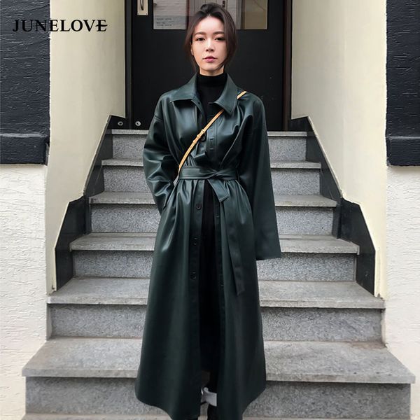 junelove осенняя куртка женщины искусственная кожаная куртка женская одежда старинные длинные тренчи женская уличная ветровка outwears, Black
junelove осенняя куртка женщины искусственная кожаная куртка женская одежда старинные длинные тренчи женская уличная ветровка outwears, Black