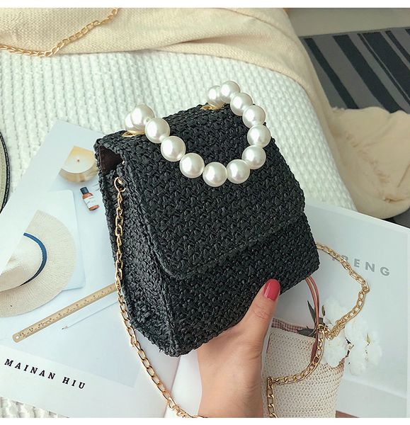 fashion straw bags rattan weave with pearl charm women handbags handmade paper shoulder crossbody bags summer beach purse
fashion straw bags rattan weave with pearl charm women handbags handmade paper shoulder crossbody bags summer beach purse