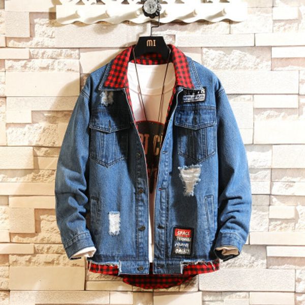 mens designer jackets mens brand denim jacket youth casual solid color coat boys hole style 2020 new fashion trend spring style, Black;brown
mens designer jackets mens brand denim jacket youth casual solid color coat boys hole style 2020 new fashion trend spring style, Black;brown