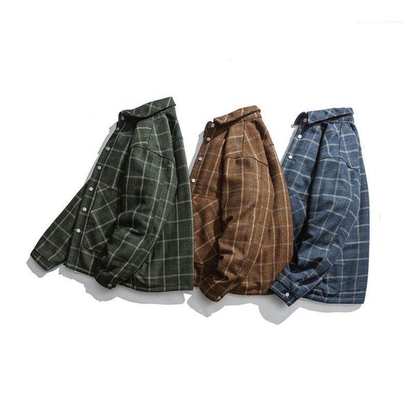 с длинным рукавом плед зимних рубашек вскользь рубашки mens куртки mens конструктора толстые повседневная мода, White;black
с длинным рукавом плед зимних рубашек вскользь рубашки mens куртки mens конструктора толстые повседневная мода, White;black