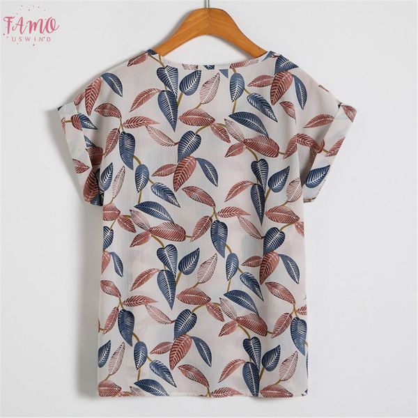 women 2019 popular fashion soft summer womens print floral bat short sleeve chiffon shirt large size t shirt, White 
women 2019 popular fashion soft summer womens print floral bat short sleeve chiffon shirt large size t shirt, White
