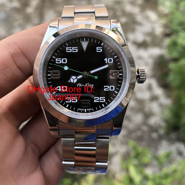 luxury watches men's automatic 2813 movement black face men steel bracelet 40mm 116900 air-king men's wristwatches, Slivery;brown
luxury watches men's automatic 2813 movement black face men steel bracelet 40mm 116900 air-king men's wristwatches, Slivery;brown