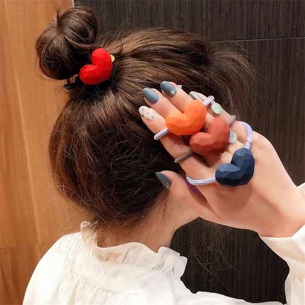 cute korean scrub heart elastic hair bands simple heart hair ties for women girls scrunchies ponytail holder accessories
cute korean scrub heart elastic hair bands simple heart hair ties for women girls scrunchies ponytail holder accessories