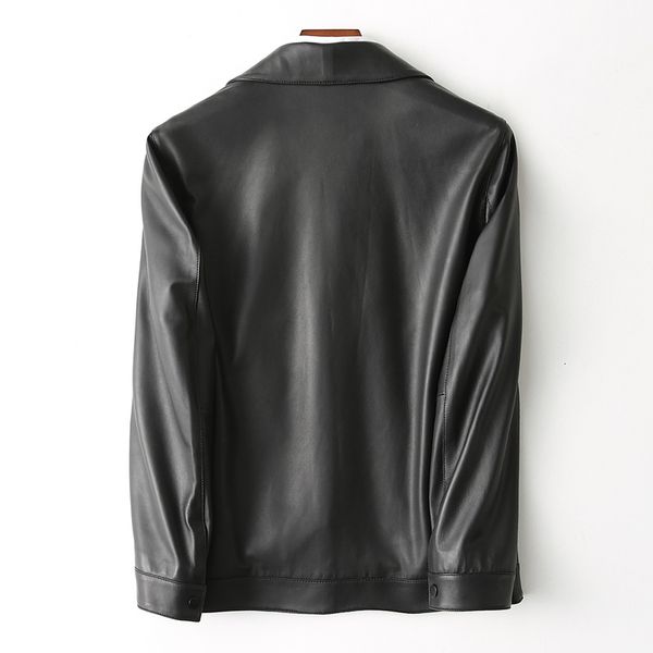 men's leather & faux sheepskin genuine men 2021 coats mens jacket shirt collar short coat kfs290226-2, Black
men's leather & faux sheepskin genuine men 2021 coats mens jacket shirt collar short coat kfs290226-2, Black