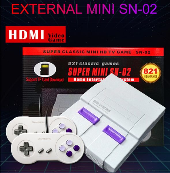super mini sn-02 home system tv video game players support doubles players handheld game console 1080p hdmi hd out 821 games with tf card
super mini sn-02 home system tv video game players support doubles players handheld game console 1080p hdmi hd out 821 games with tf card