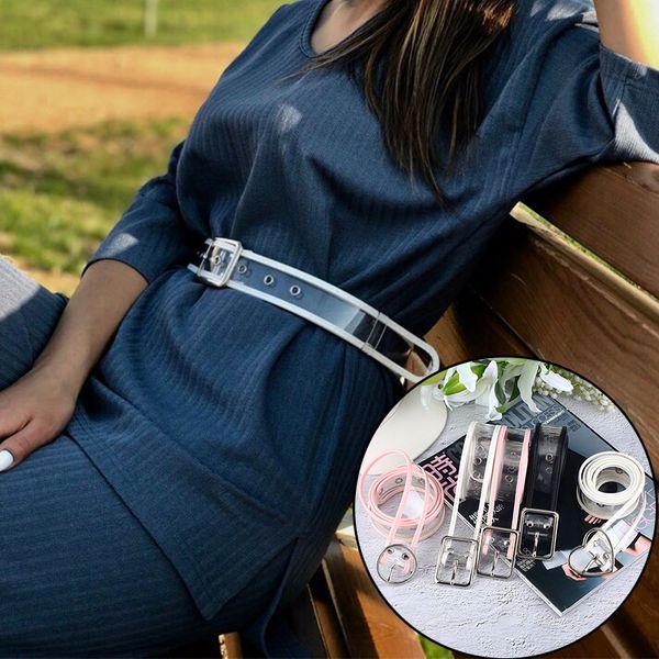 transparent women belt strap heart circle buckle clear ladies dress waist belt cute pvc female cinturon transparente, Black;brown
transparent women belt strap heart circle buckle clear ladies dress waist belt cute pvc female cinturon transparente, Black;brown