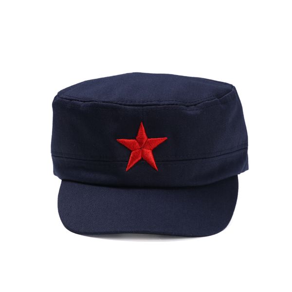 military cap red star embroidery cap military hat army green flat hats for men women vintage bone male female army sun hat, Blue;gray
military cap red star embroidery cap military hat army green flat hats for men women vintage bone male female army sun hat, Blue;gray