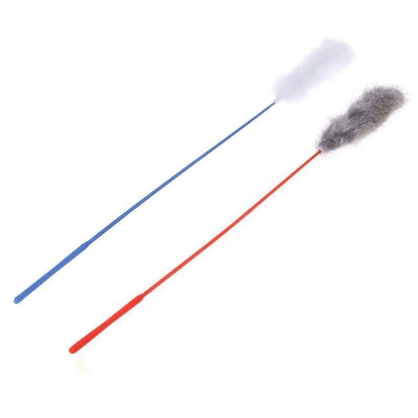 plastic feather pet cat teaser stick kitten playing interactive toys for cat kitten training toy product for cats pet supplies
plastic feather pet cat teaser stick kitten playing interactive toys for cat kitten training toy product for cats pet supplies
