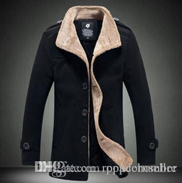 autumn winter mens designer medium length trench coats lapel neck long sleeve outerwear casual middleaged and elder coats, Tan;black
autumn winter mens designer medium length trench coats lapel neck long sleeve outerwear casual middleaged and elder coats, Tan;black