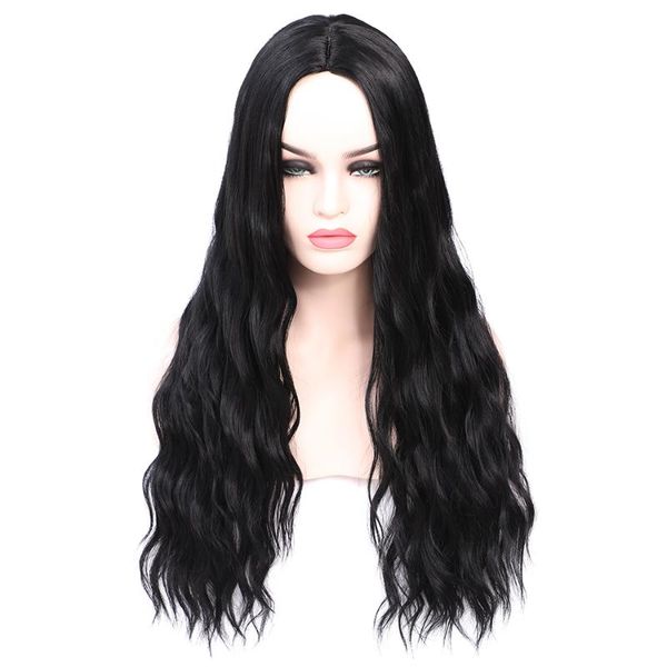 rosa star long wavy wigs for women middle part synthetic heat resistant cosplay costume colorful wig 2 color, Black
rosa star long wavy wigs for women middle part synthetic heat resistant cosplay costume colorful wig 2 color, Black