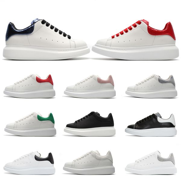 designer shoes genuine leather sneaker luxury mens women fashion white leather platform shoes flat casual shoes, Black
designer shoes genuine leather sneaker luxury mens women fashion white leather platform shoes flat casual shoes, Black