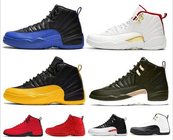 2019 fiba black game royal jumpman 12 12s men basketball shoes cny dark grey french blue wings mens designer shoes 40-47
2019 fiba black game royal jumpman 12 12s men basketball shoes cny dark grey french blue wings mens designer shoes 40-47