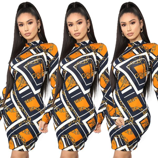 2019 fashion new african cross-border women's style gold chain print nightclub dress, Red
2019 fashion new african cross-border women's style gold chain print nightclub dress, Red