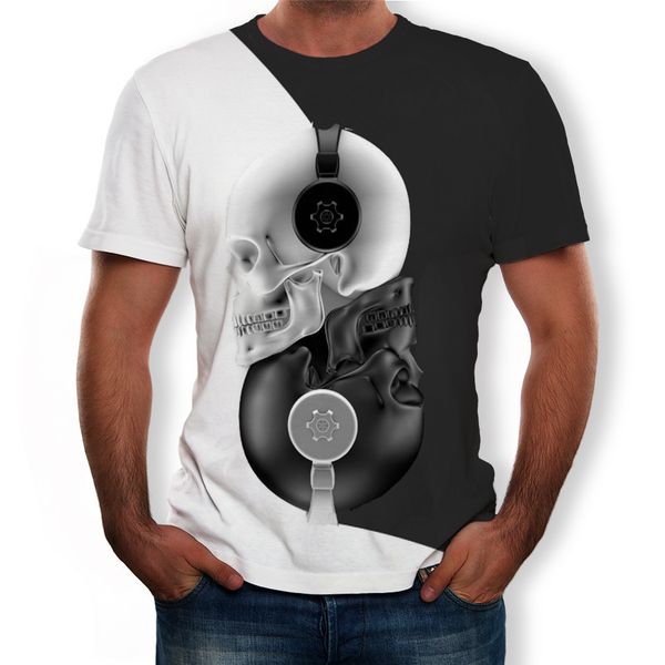 lanting wise european popular flame skull king 3d digital print loose crew neck t-shirt casual men and women short sleeves, White;black
lanting wise european popular flame skull king 3d digital print loose crew neck t-shirt casual men and women short sleeves, White;black