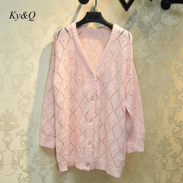 brand design 2020 women spring new hollow knit cardigan luxury heavy industry luxury beaded long sweater coat clothes, White
brand design 2020 women spring new hollow knit cardigan luxury heavy industry luxury beaded long sweater coat clothes, White