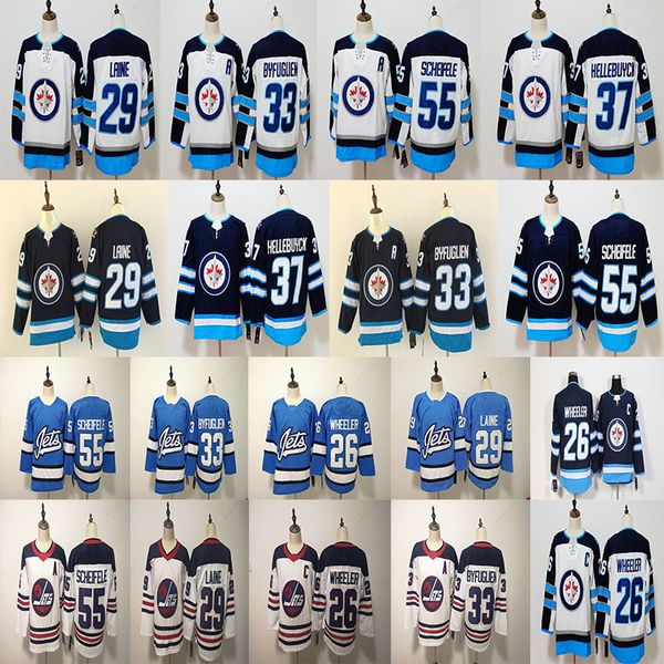 Winnipeg Jets Jersey 26 Blake Wheeler 55 Mark Scheifele 29 Patrik Laine 33 Dustin Byfuglien Hockey Jerseys 
Winnipeg Jets Jersey 26 Blake Wheeler 55 Mark Scheifele 29 Patrik Laine 33 Dustin Byfuglien Hockey Jerseys
