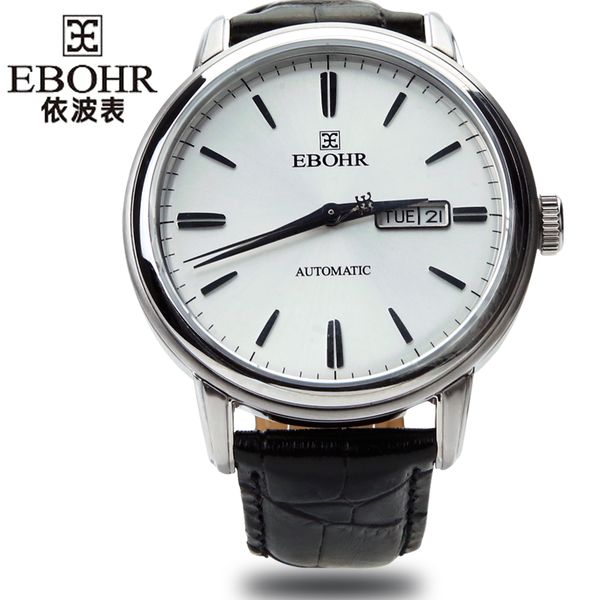 ebohr 2019 new men's sports watch men's mechanical clock business fashion casual leather watch ebohr 10960431, Slivery;brown
ebohr 2019 new men's sports watch men's mechanical clock business fashion casual leather watch ebohr 10960431, Slivery;brown