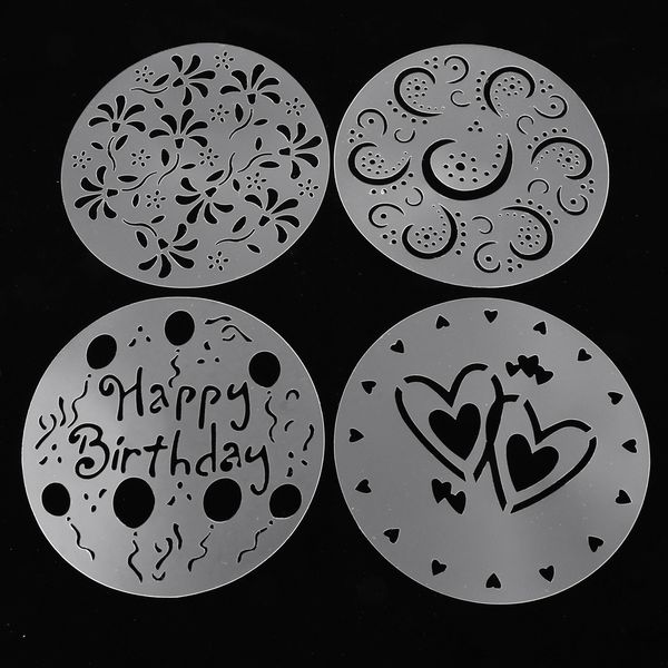 4 pieces spray print stencils, coffee cake strew flowers baking mold, decorating mould diy baking accessories
4 pieces spray print stencils, coffee cake strew flowers baking mold, decorating mould diy baking accessories