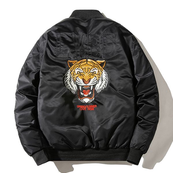 black coat men's winter jacket embroidered baseball suit men's modern coat cotton padded jackets gg50jk, Black;brown
black coat men's winter jacket embroidered baseball suit men's modern coat cotton padded jackets gg50jk, Black;brown