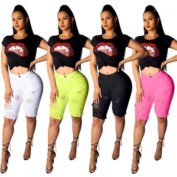 womens shorts skinny knee length ripped tassel hole womens designer jeans washed bleached streetwear candy color summer, Blue
womens shorts skinny knee length ripped tassel hole womens designer jeans washed bleached streetwear candy color summer, Blue