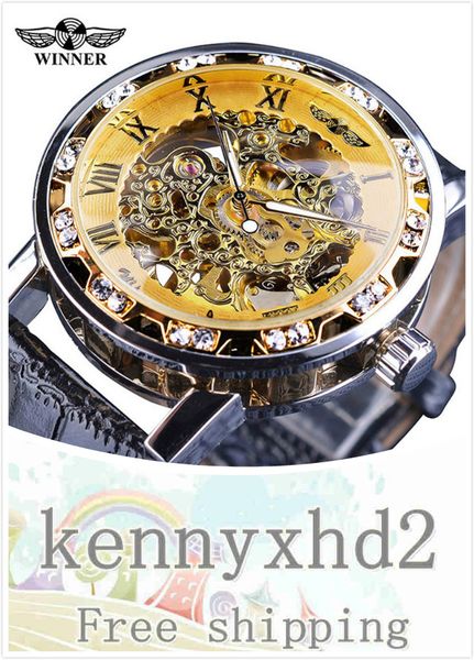 watch men's fashion leisure classic popular diamond hollow manual mechanical watch, Slivery;brown
watch men's fashion leisure classic popular diamond hollow manual mechanical watch, Slivery;brown