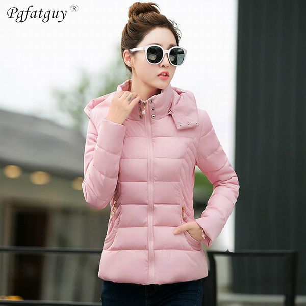2018 hooded women winter jacket short cotton padded womens coats autumn casaco feminino inverno solid color parkas stand collar, Black
2018 hooded women winter jacket short cotton padded womens coats autumn casaco feminino inverno solid color parkas stand collar, Black