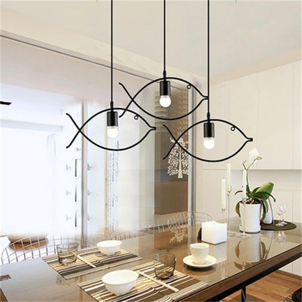 indoor modern chandelier pandent lamp simple fish animal e27 ac220v ball black living room restaurant coffee bar art deco home
indoor modern chandelier pandent lamp simple fish animal e27 ac220v ball black living room restaurant coffee bar art deco home