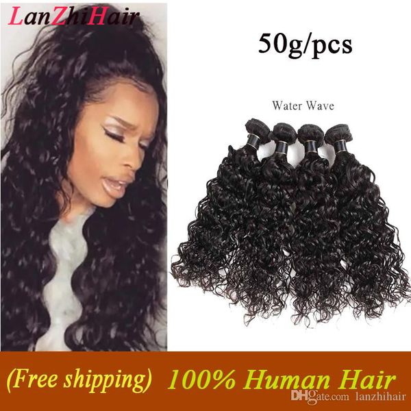 malaysian brazilian water wave hair weave double machine brazilian human hair extensions mink human hair weft bundles water wave 50g/pcs, Black
malaysian brazilian water wave hair weave double machine brazilian human hair extensions mink human hair weft bundles water wave 50g/pcs, Black