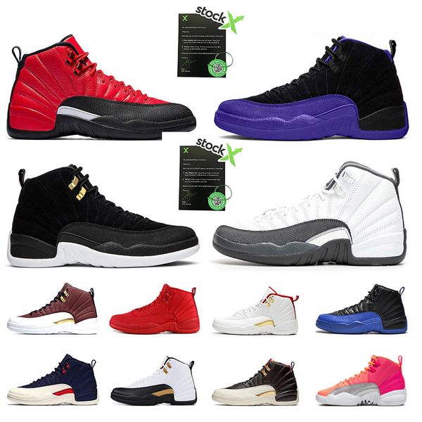 2020 12s reverse flu game dark concord 12 men basketball shoes metallic gold gym red dark grey jumpman sports sneakers mens trianers
2020 12s reverse flu game dark concord 12 men basketball shoes metallic gold gym red dark grey jumpman sports sneakers mens trianers
