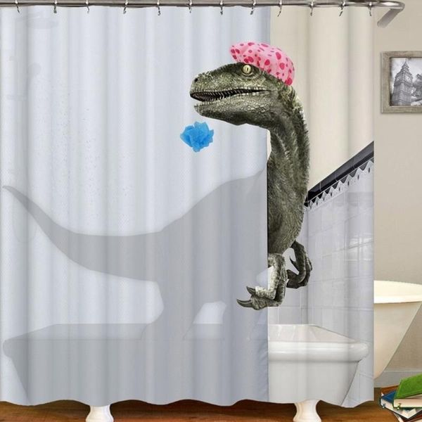 lovely bathing dinosaur print shower curtain waterproof bathroom curtain bathroom shower accessories decor bath curtain y200108
lovely bathing dinosaur print shower curtain waterproof bathroom curtain bathroom shower accessories decor bath curtain y200108