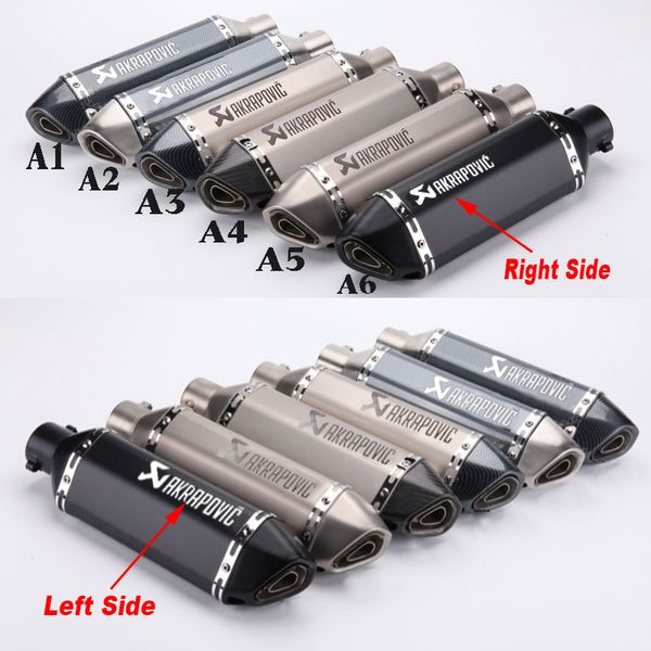 universal left & right motorcycle akrapovic exhaust pipe muffler escape for rc390 z800 gsxr750 tmax530 xmax300.250 cbr500 cbr300
universal left & right motorcycle akrapovic exhaust pipe muffler escape for rc390 z800 gsxr750 tmax530 xmax300.250 cbr500 cbr300