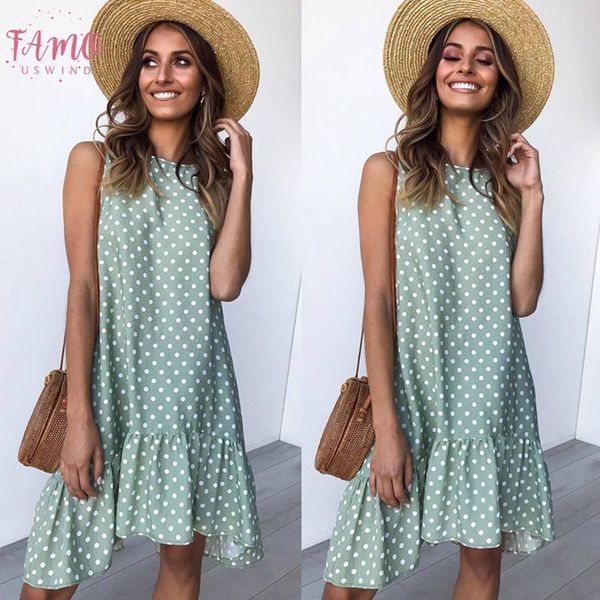 women summer dress fashion polka dot dress sleeveless beach striped mini dress casual printed short loose yellow sundress 2019, Black;gray
women summer dress fashion polka dot dress sleeveless beach striped mini dress casual printed short loose yellow sundress 2019, Black;gray