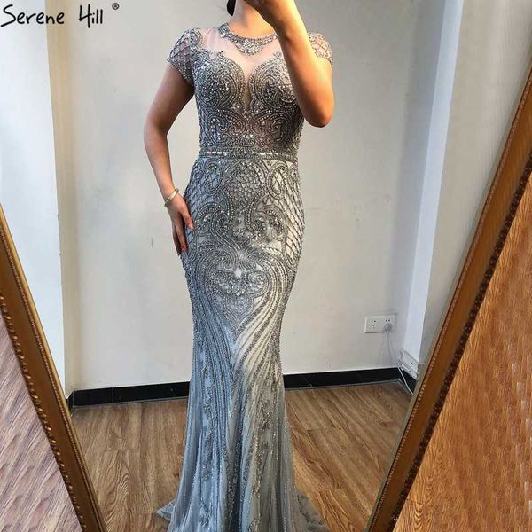 party dresses luxury o-neck formal dress women elegant mermaid cap sleeves grey beading crystal evening serene hill 2021 bla70455, White;black
party dresses luxury o-neck formal dress women elegant mermaid cap sleeves grey beading crystal evening serene hill 2021 bla70455, White;black