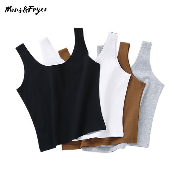 women's tanks & camis 2021 women cotton crop crops bustier multicolor sleeveless cropped blusas vest tank camisole, White
women's tanks & camis 2021 women cotton crop crops bustier multicolor sleeveless cropped blusas vest tank camisole, White