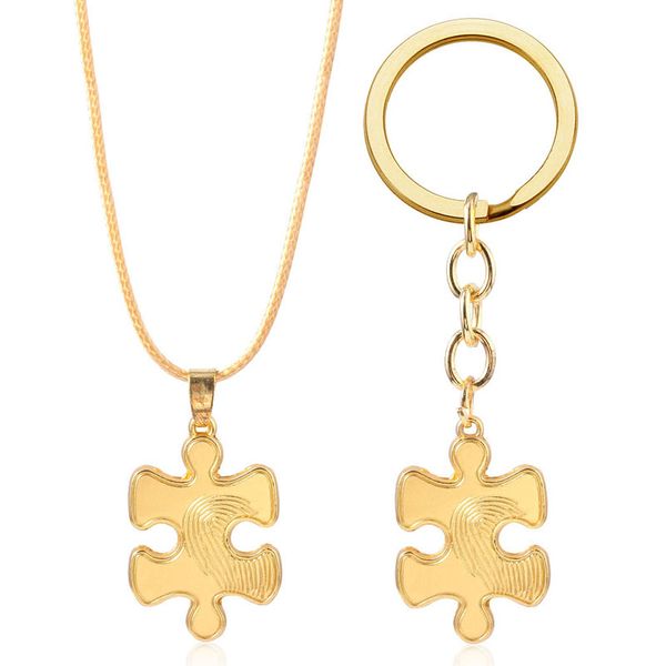 game identity v keychain gold clue jigsaw pieces key chains for women men car kerring pendant jewelry accessories, Silver
game identity v keychain gold clue jigsaw pieces key chains for women men car kerring pendant jewelry accessories, Silver