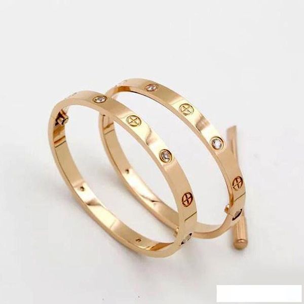 classic luxury designer jewelry women bracelet with crystal mens gold bracelets stainless steel 18k love bracelet screw bangle bracciali, Black
classic luxury designer jewelry women bracelet with crystal mens gold bracelets stainless steel 18k love bracelet screw bangle bracciali, Black