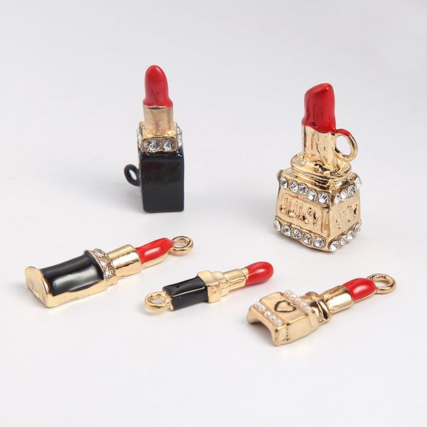 mrhuang 10pcs/lot lipstick enamel charms pendant fit bracelet diy craft jewelry accessories, Bronze;silver
mrhuang 10pcs/lot lipstick enamel charms pendant fit bracelet diy craft jewelry accessories, Bronze;silver