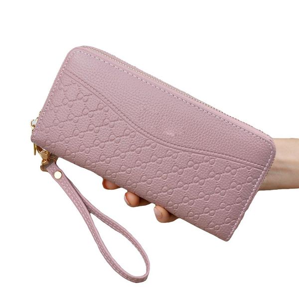 women wallets lady wristlet handbags solid color embossed multi slots faux leather wristlet wallet zipper coin long purse, Red;black
women wallets lady wristlet handbags solid color embossed multi slots faux leather wristlet wallet zipper coin long purse, Red;black