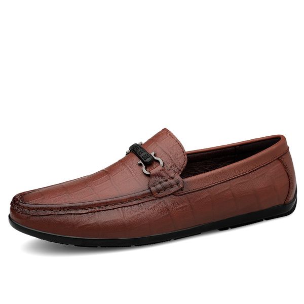 genuine leather loafers men crocodile pattern casual shoes cow leather moccasins, Black
genuine leather loafers men crocodile pattern casual shoes cow leather moccasins, Black