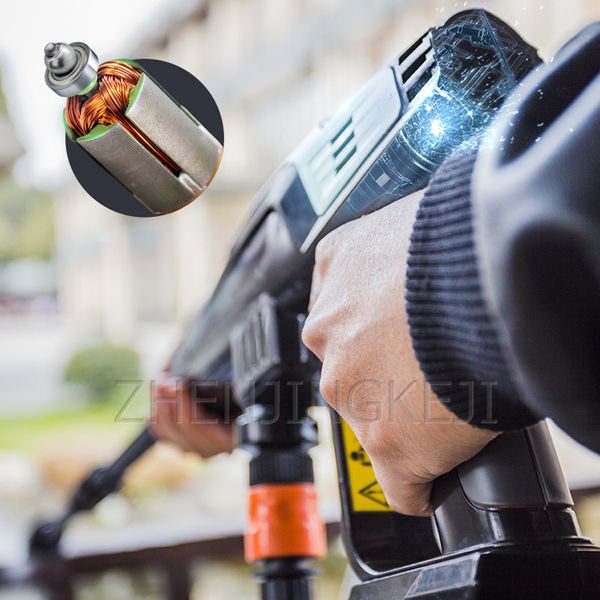 high pressure washer wireless high-pressure washing machine portable car washing equipment handheld water gun cleaning tools