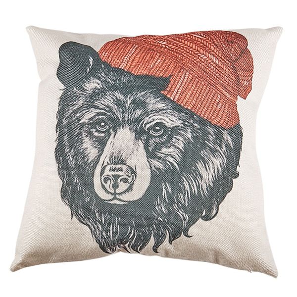 animal world home decor linen pillow case sofa waist throw cushion cover (wear cap bear
animal world home decor linen pillow case sofa waist throw cushion cover (wear cap bear