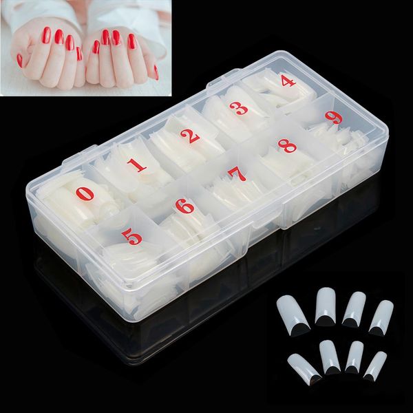 500pcs french false acrylic nail art tips natural/clear/white uv gel utility & number box, Red;gold
500pcs french false acrylic nail art tips natural/clear/white uv gel utility & number box, Red;gold