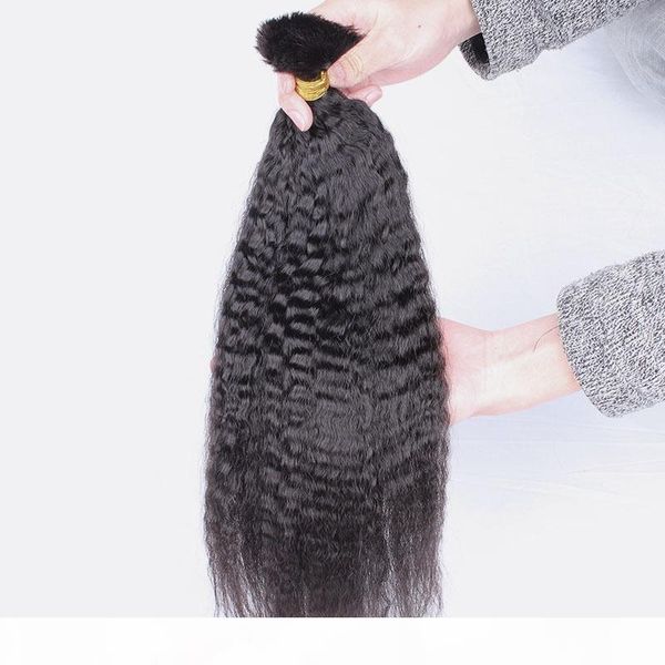 изысканный kinky straight bulk плетение волос нет уток дешевый бразильский грубый yaki человеческих волос в bulk 3 связки дело для micro bra, Black
изысканный kinky straight bulk плетение волос нет уток дешевый бразильский грубый yaki человеческих волос в bulk 3 связки дело для micro bra, Black