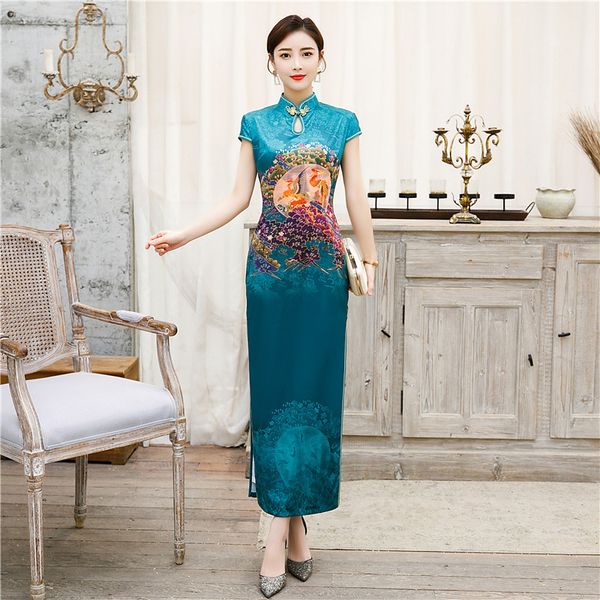ethnic clothing plus size 5xl rayon traditional chinese women simple dress vintage lady floral long qipao summer cheongsam, Red
ethnic clothing plus size 5xl rayon traditional chinese women simple dress vintage lady floral long qipao summer cheongsam, Red