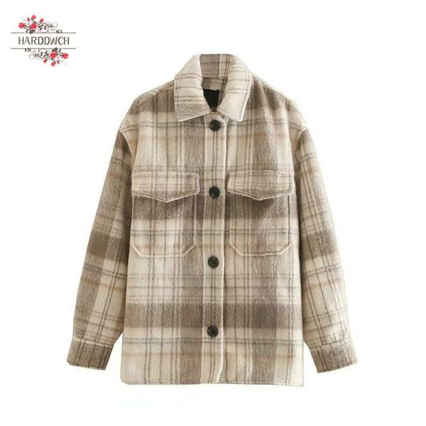 tangada women vintage plaid oversize jacket casaco feminino jaqueta feminina pocket elegant female outwear 4q01, Black
tangada women vintage plaid oversize jacket casaco feminino jaqueta feminina pocket elegant female outwear 4q01, Black